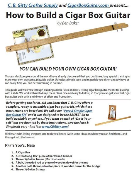 cigar box guitar with electric guitar body template|electric cigar box guitar plans.